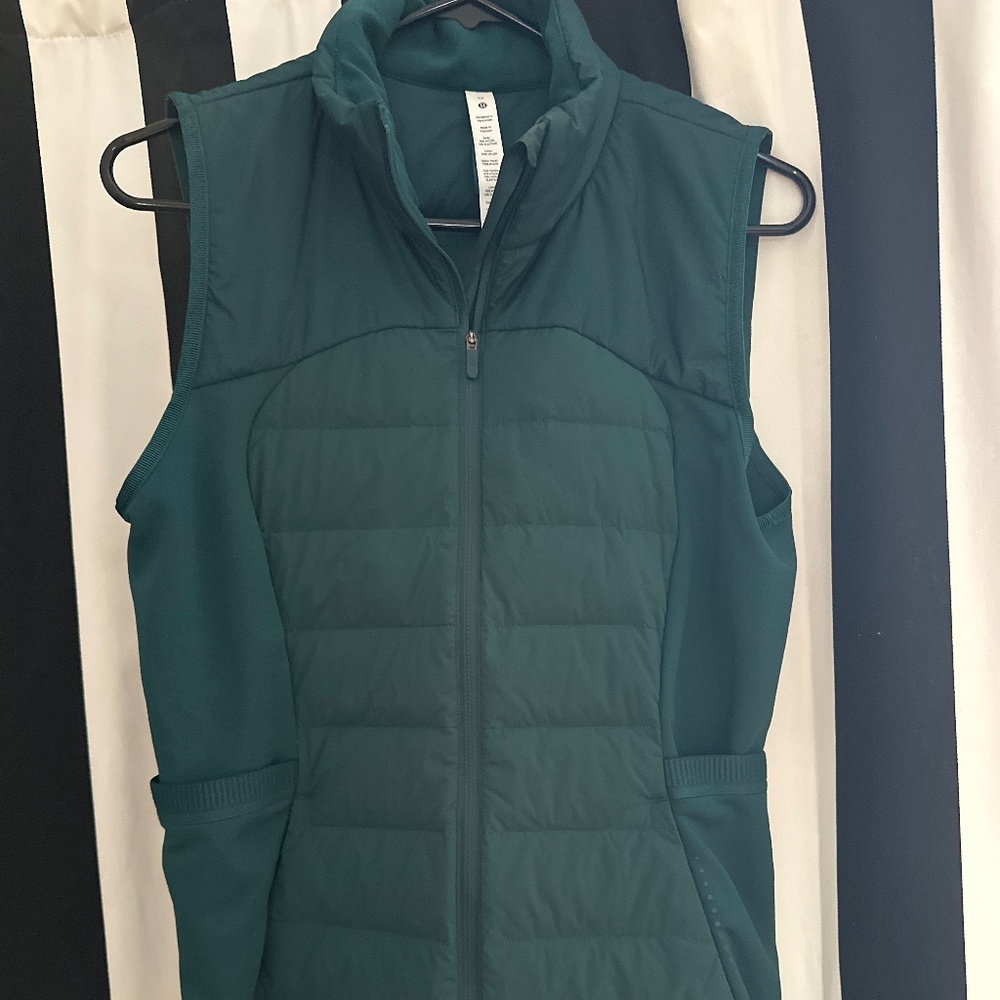 Lululemon Vest: Storm Teal, Down for It All